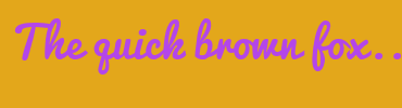 Image with Font Color B346E9 and Background Color E3A71B